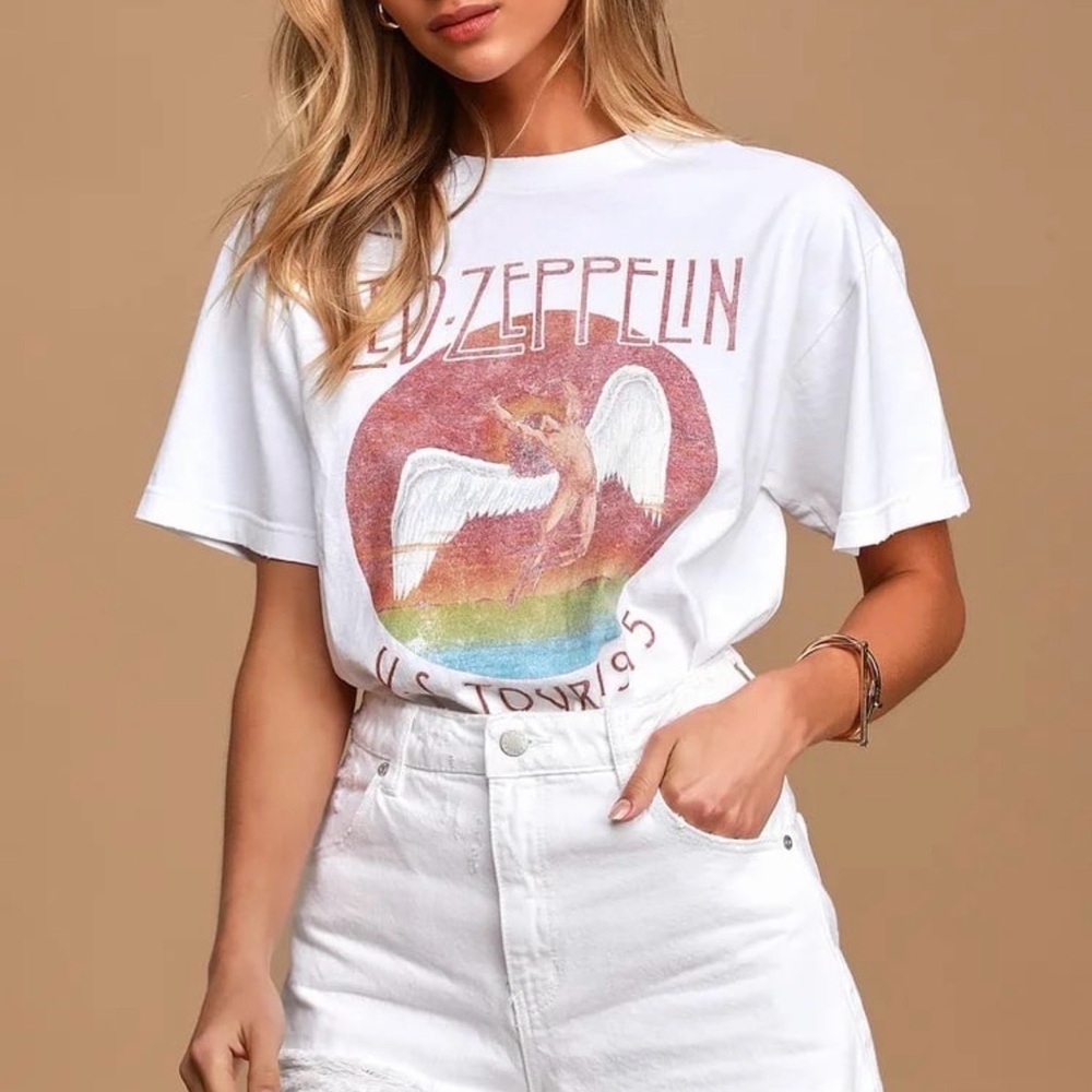 Lulus - White Denim Shorts size 30/US10